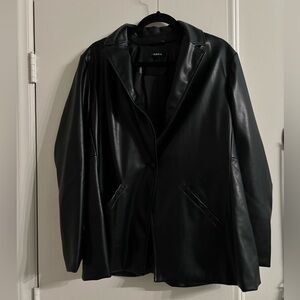 Torrid Black Faux Leather Jacket